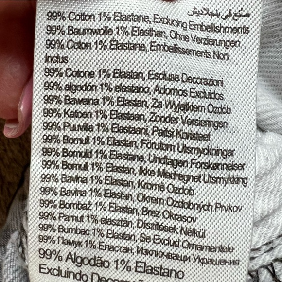 Cotton-On Gray Faded Wash Slim Denim Slouch Jogger Pants Women's Size 28 - Picture 11 of 12